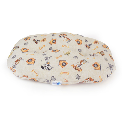 Petup Cuscino Ovale Beige 100x70 cm