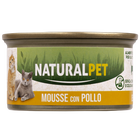 Naturalpet Cat Adult Mousse con Pollo 85 gr image number 0