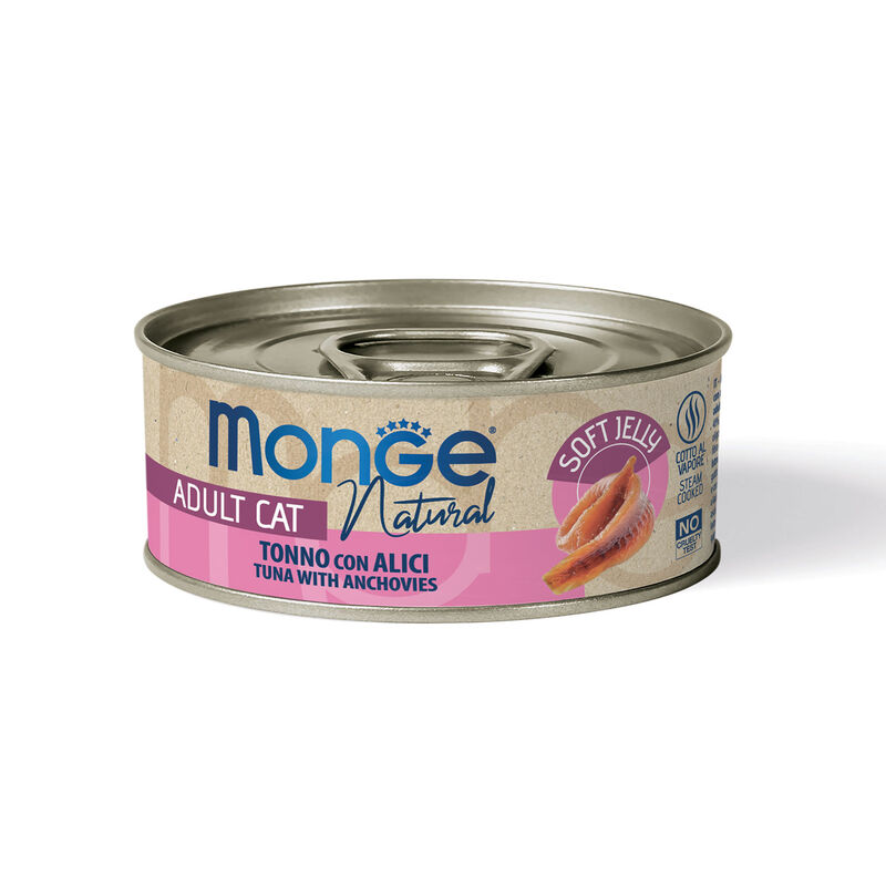 Monge Natural Cat Adult Tonno con Alici 80 gr