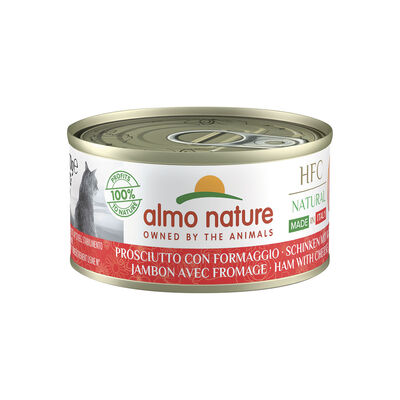 Almo Nature HFC Natural Cat Made in Italy Prosciutto con Formaggio 70 gr