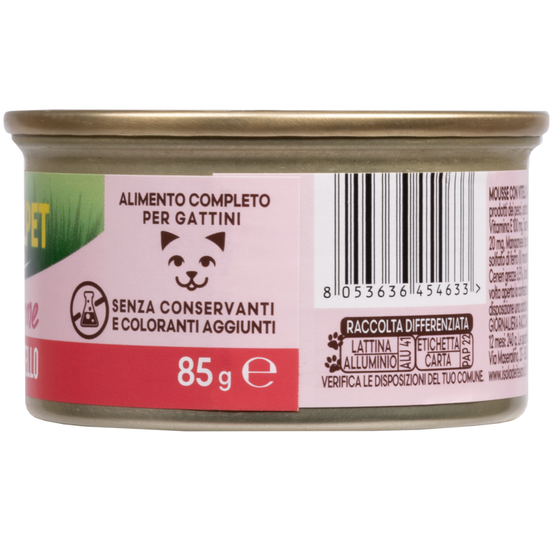 Naturalpet Prime Orme Kitten Mousse Vitello 85 g
