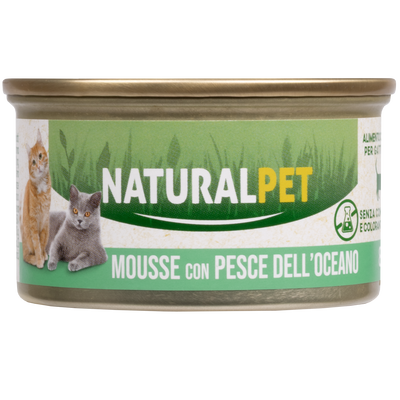 Naturalpet Cat Adult Mousse Pesce 85gr