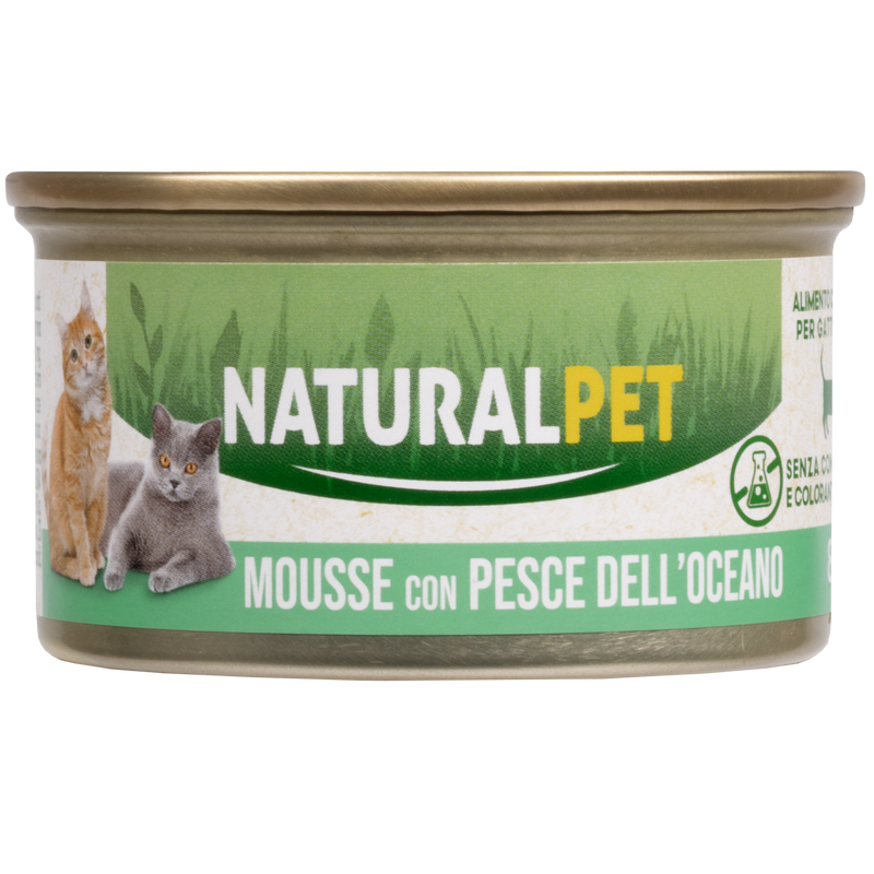 Naturalpet Cat Adult Mousse Pesce 85gr