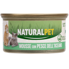 Naturalpet Cat Adult Mousse Pesce 85gr image number 0