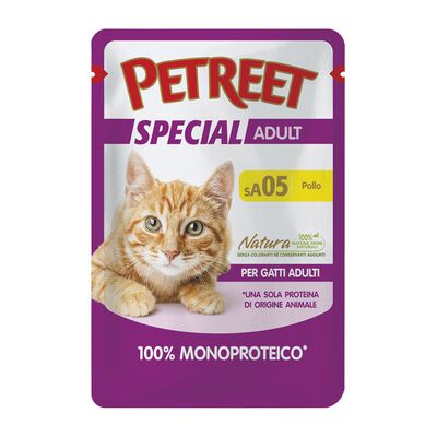 Petreet Cat 100% Monoproteico Pollo 70 gr
