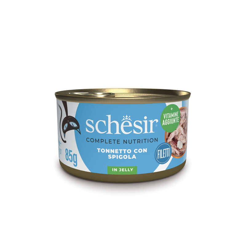 Schesir Complete Nutrition Gatto Tonno e Spigola jelly 85g