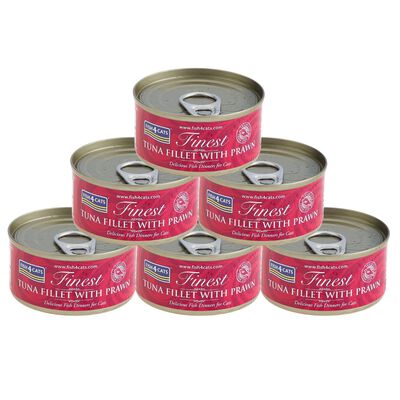 Fish4Cats Finest Cibo Umido per gatti Tonno e Gamberetti 70 gr