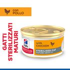 Hill's Science Plan Sterilised Mature Adult Mousse per gatti Pollo 85 gr
