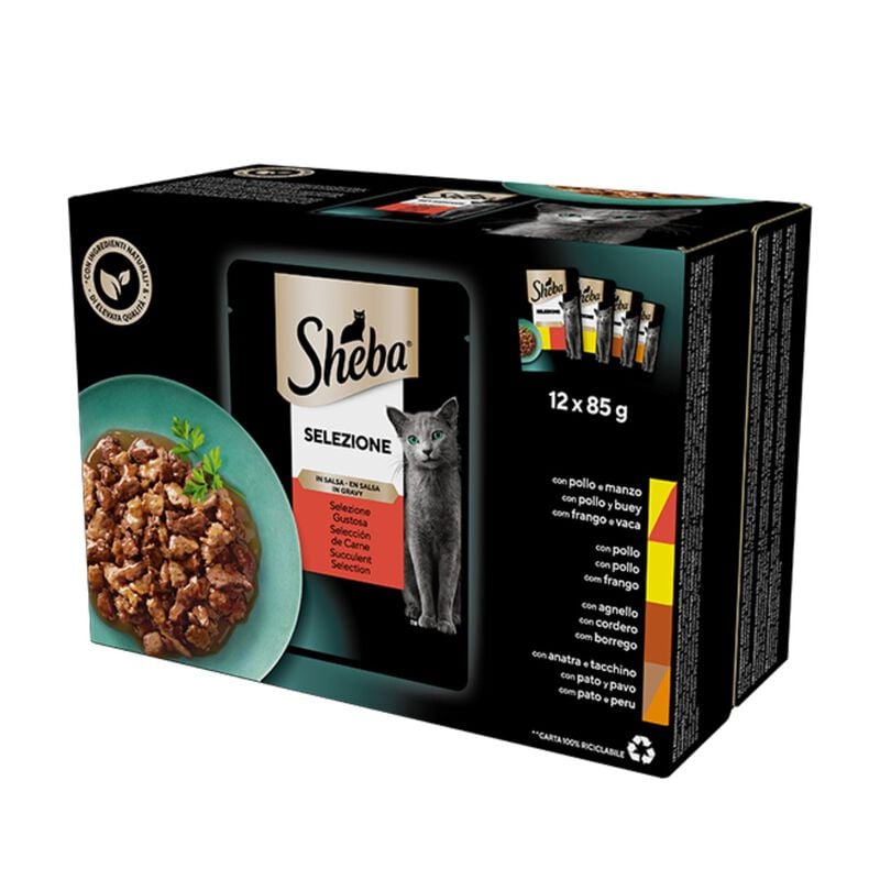 Sheba Cat Selezione Gustosa in Salsa 12 pz x 85 gr