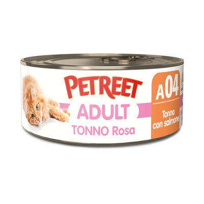 Petreet Cat Tonno rosa Tonno con salmone 70 gr