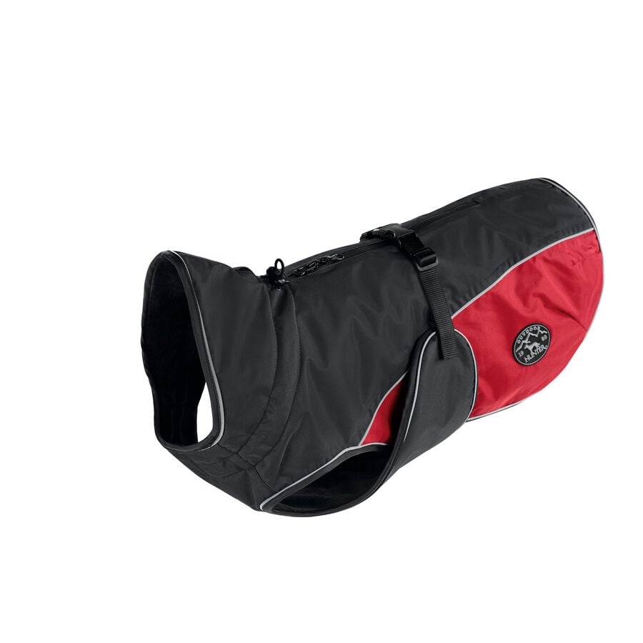 Hunter Impermeabile per cani Uppsala Cozy nero e rosso tg. 30
