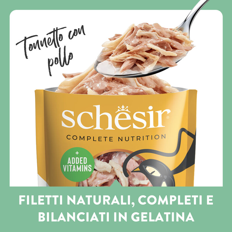 Schesir Cat Tonnetto e Pollo 85 gr