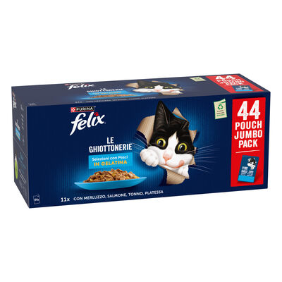 Felix Le Ghiottonerie Selezioni con Pesci in gelatina 44x85 gr