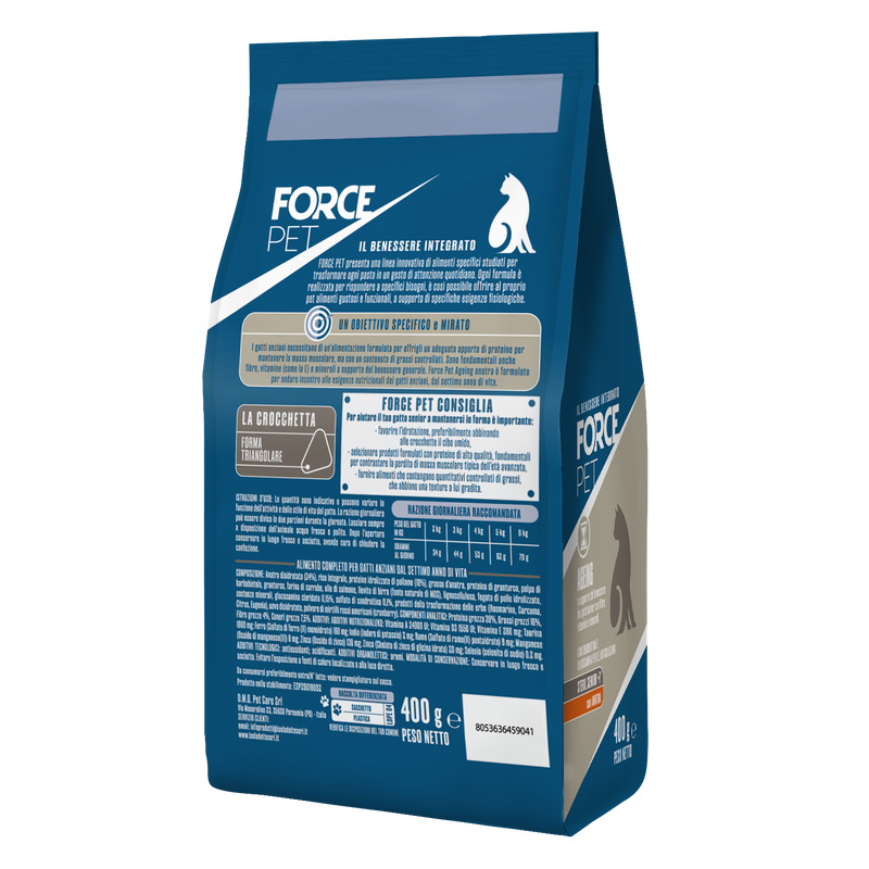 Forcepet Cat Senior 7+ anni Steril Ageing con anatra 400gr
