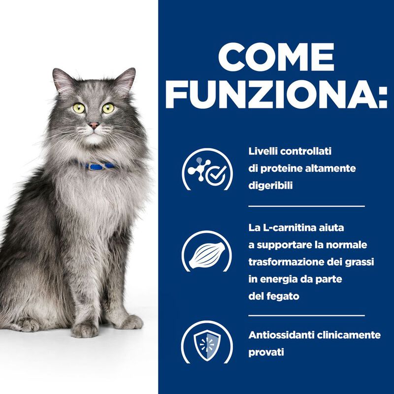 Hill's Prescription Diet Cat Liver Care l/d con Pollo 1,5 kg