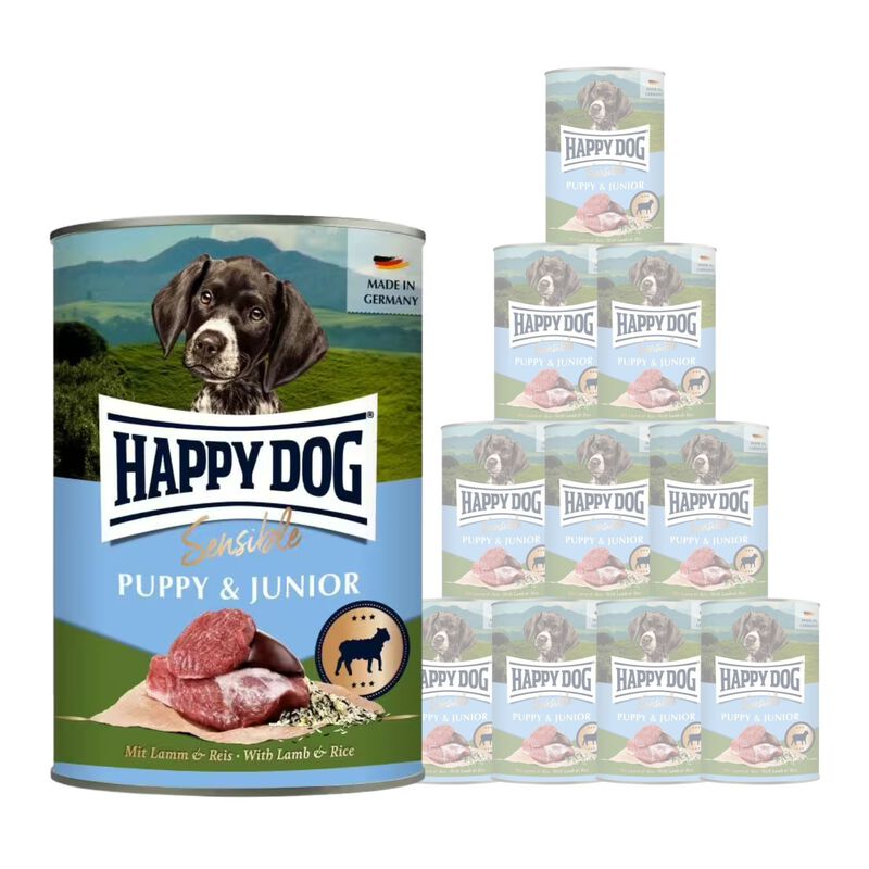 Happy Dog Sensible Puppy & Junior Agnello e riso 400 gr
