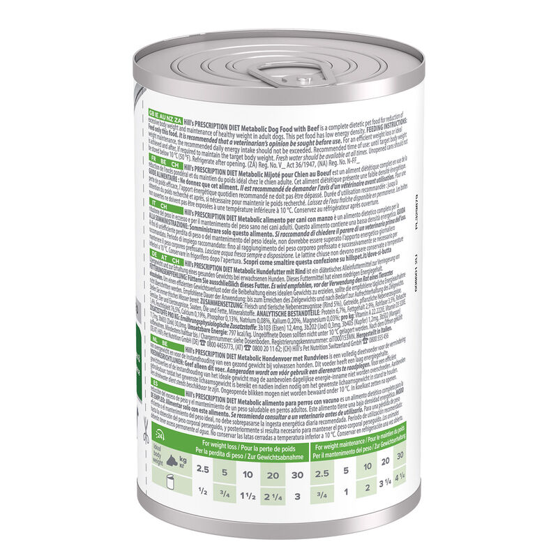 Hill's Prescription Diet Dog Metabolic con Manzo 370 gr