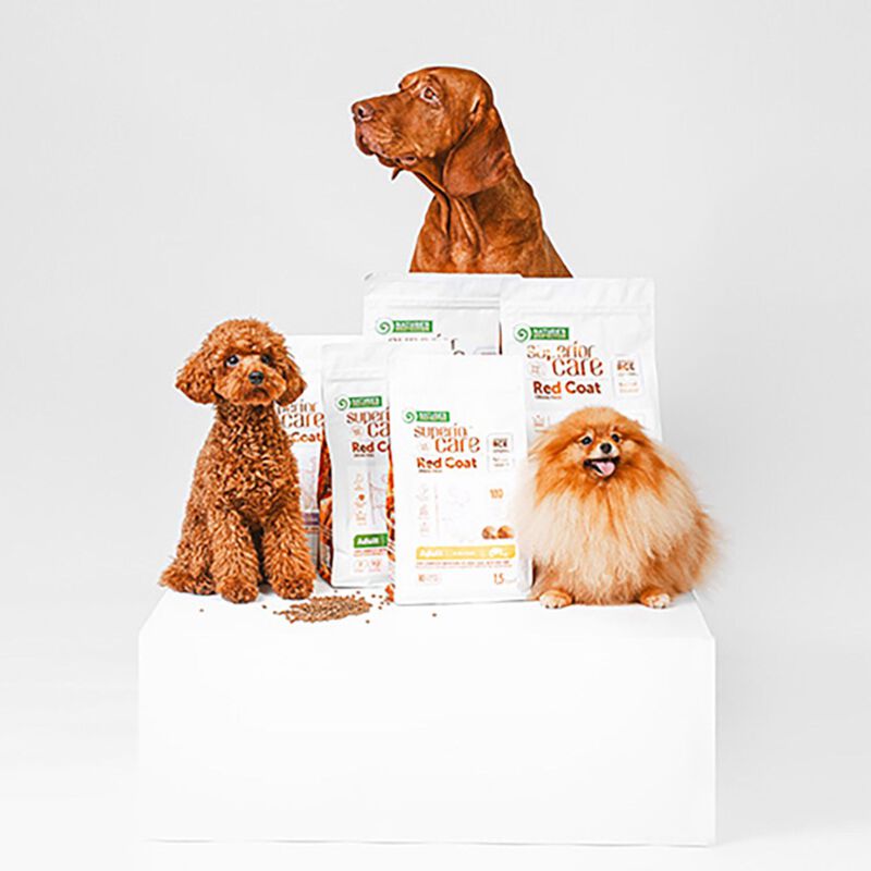 Nature's Protection Superior Care Dog Adult con Pelo Rosso Grain Free al Salmone 1,5 kg