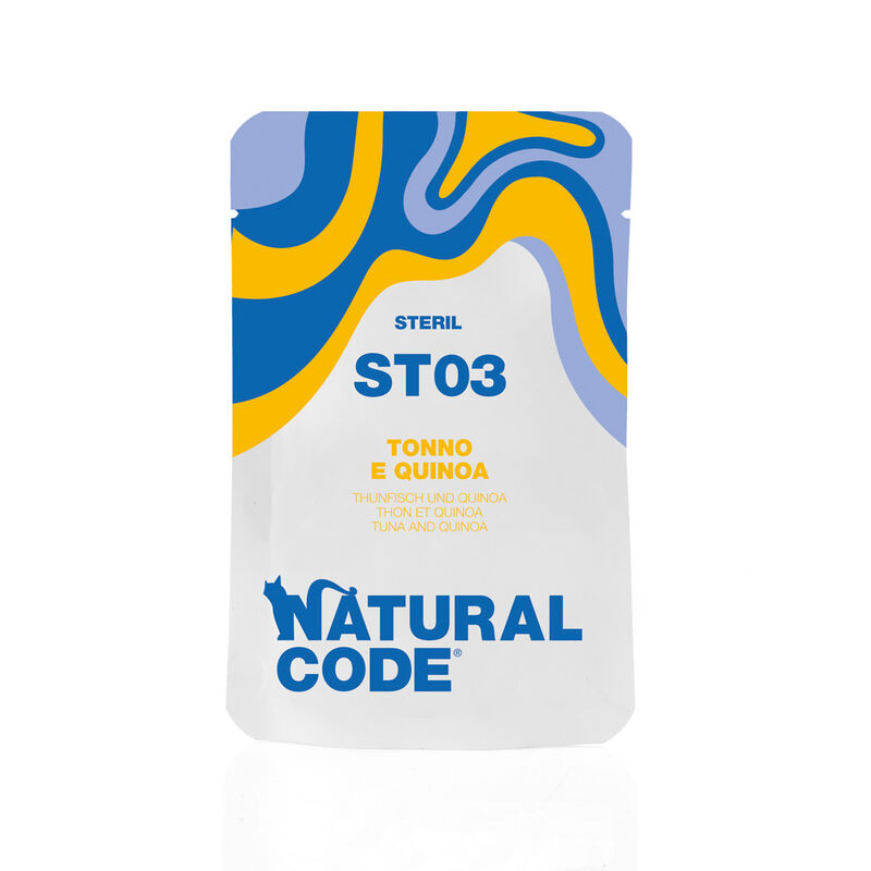 Natural Code Cat Steril 03 Tonno e Quinoa busta 70g