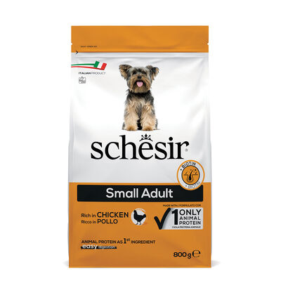 Schesir Dog Small Adult ricco in Pollo 800 gr