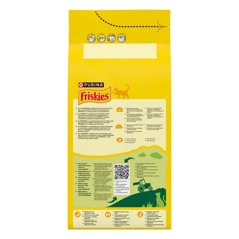 Friskies Cat Adult Mix di Coniglio con Pollo e con Verdure 2 kg