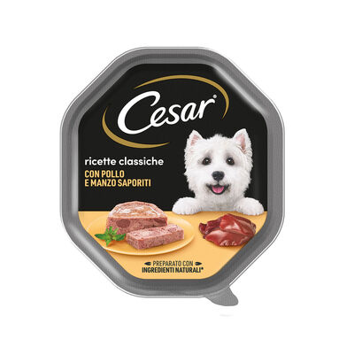 Cesar Dog Ricette Classiche Pollo e Manzo 150 gr