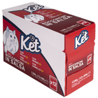 Ket Cat Adult Bocconcini in salsa con carne Multipack 100grx12 pz image number 0