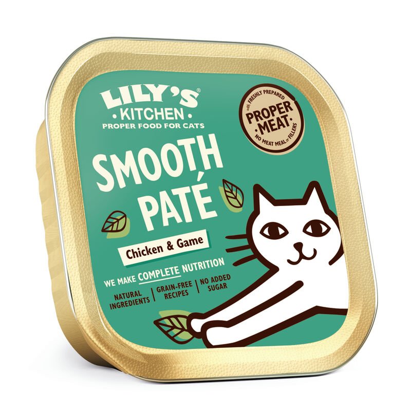 Lily's Kitchen Cat Smooth Paté, Pollo e Selvaggina 85 gr