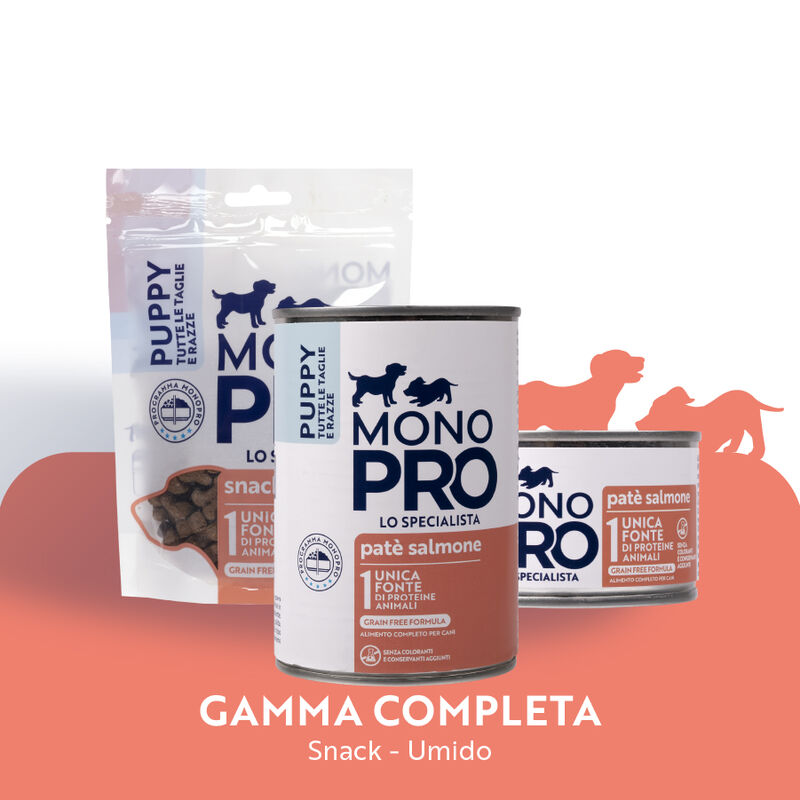 Monopro Puppy All breeds paté Salmone 400 gr