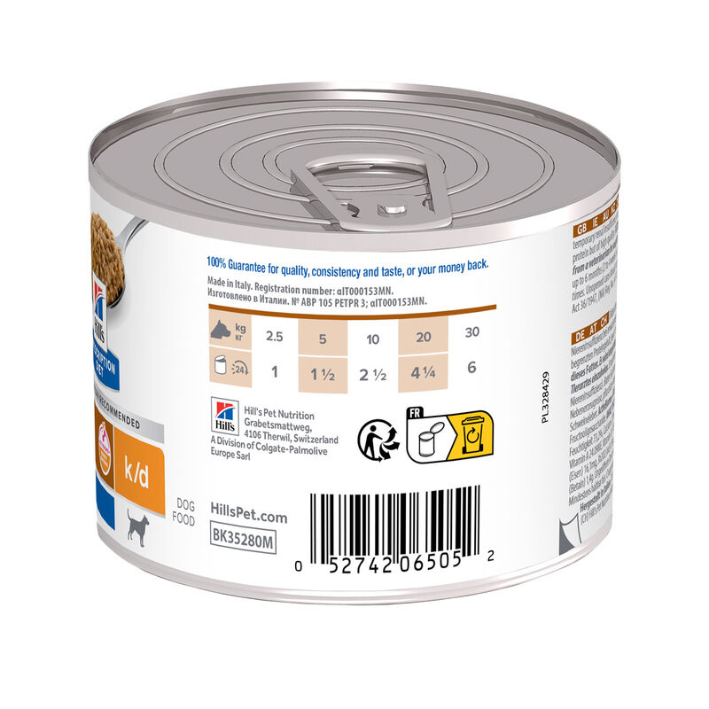Hill's Prescprition Diet Dog Adult k/d Kidney Care Original 200 gr