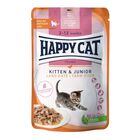 Happy Cat Kitten & Junior Farm con Anatra in Salsa 85 gr