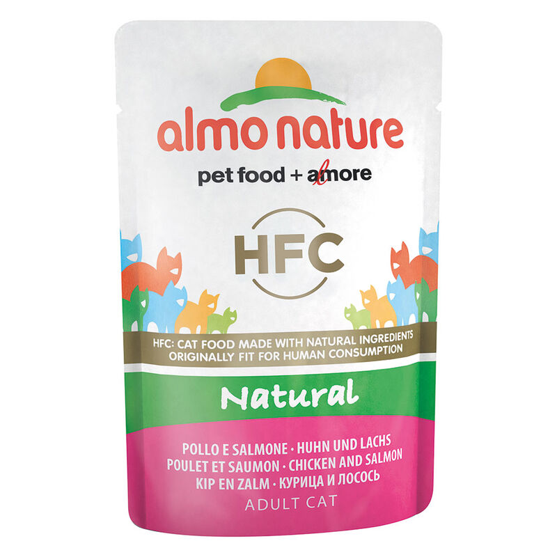 Almo Nature HFC Natural Cat Pollo e Salmone 55 gr