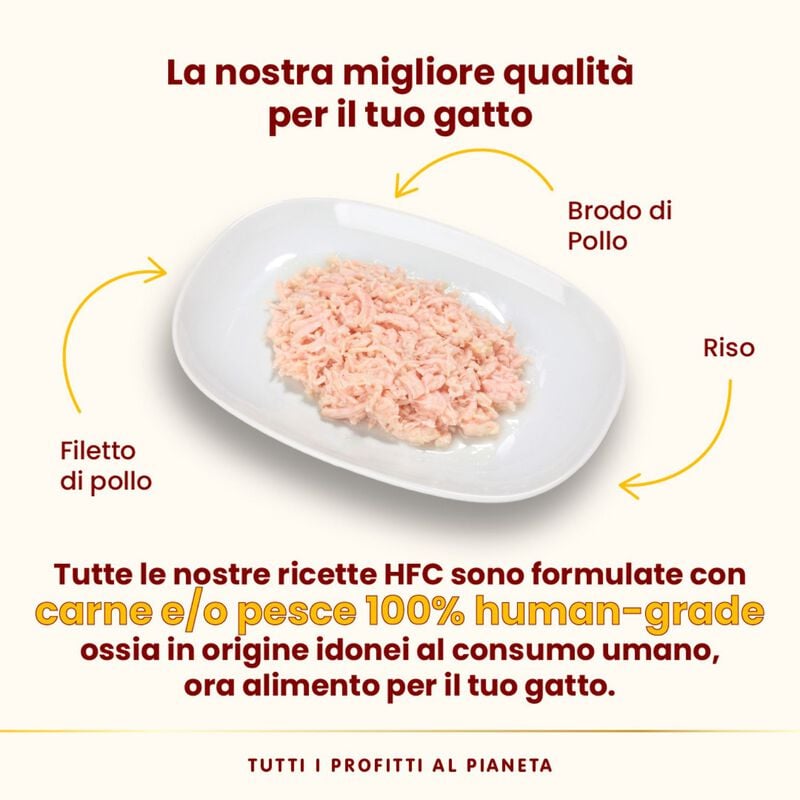 Almo Nature HFC Natural Cat Adult Filetto di Pollo 280 gr Almo Nature HFC Natural Cat Adult Filetto di Pollo 280 gr