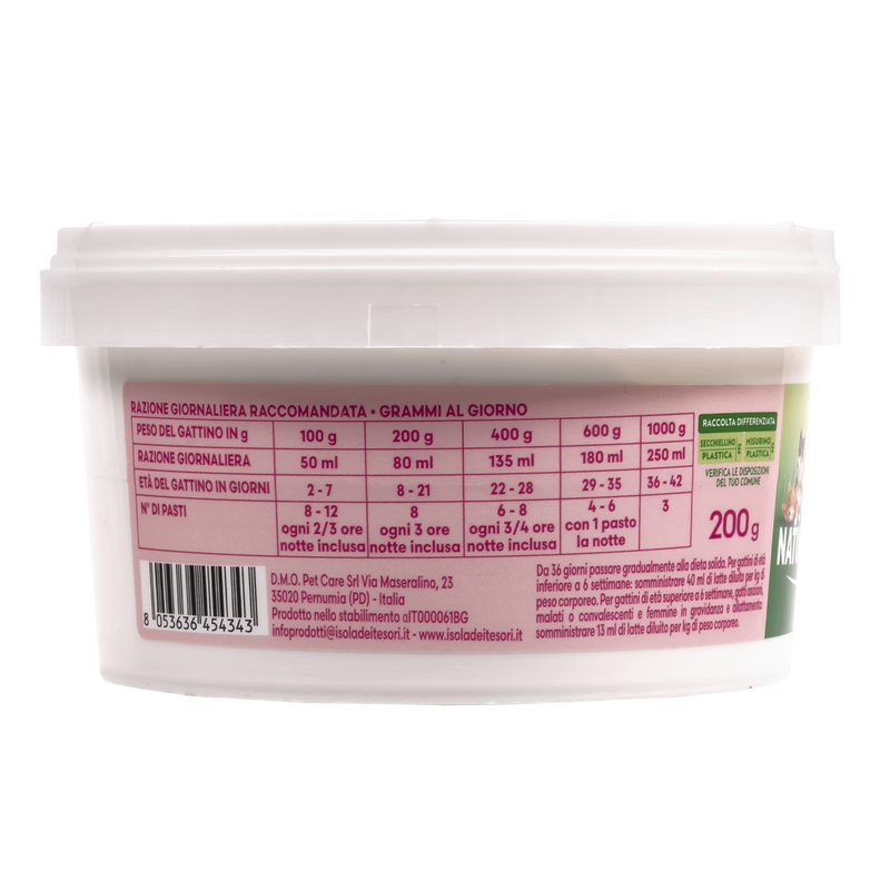 Naturalpet Prime Orme latte in polvere per gattini 200 gr