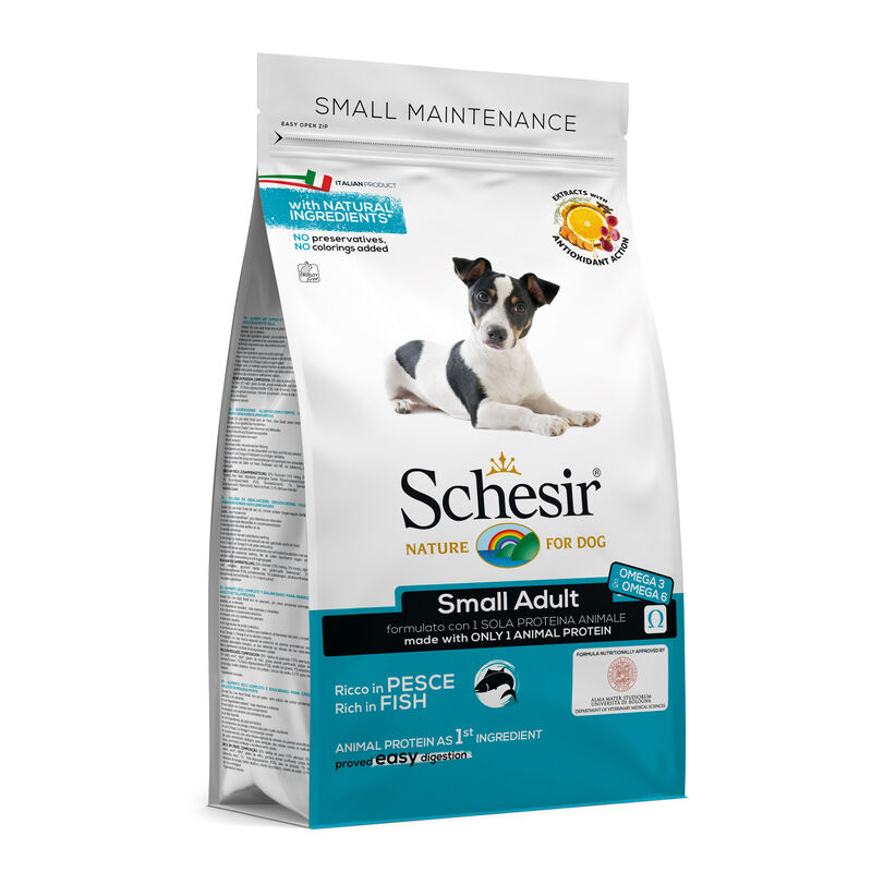 Schesir Dog Small adult ricco in pesce 800 gr