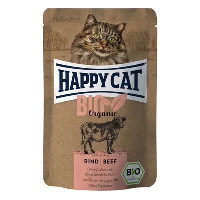 Happy Cat Bio Organic Manzo 85 gr