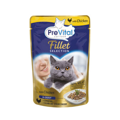 Prevital Cat Adult Filetti Pollo in salsa 85gr