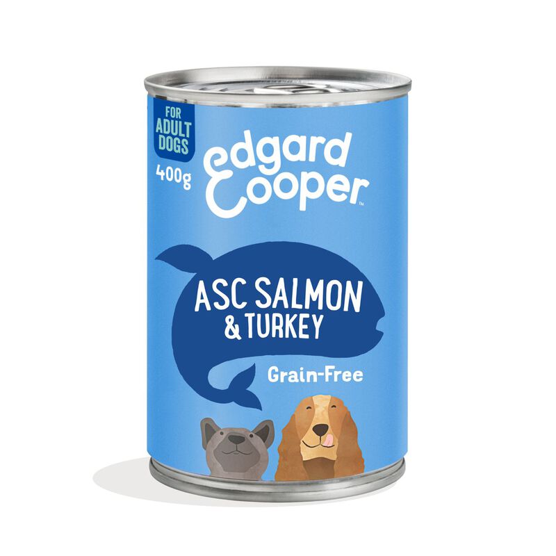 Edgard & Cooper Dog Adult Salmone e Tacchino 400 gr