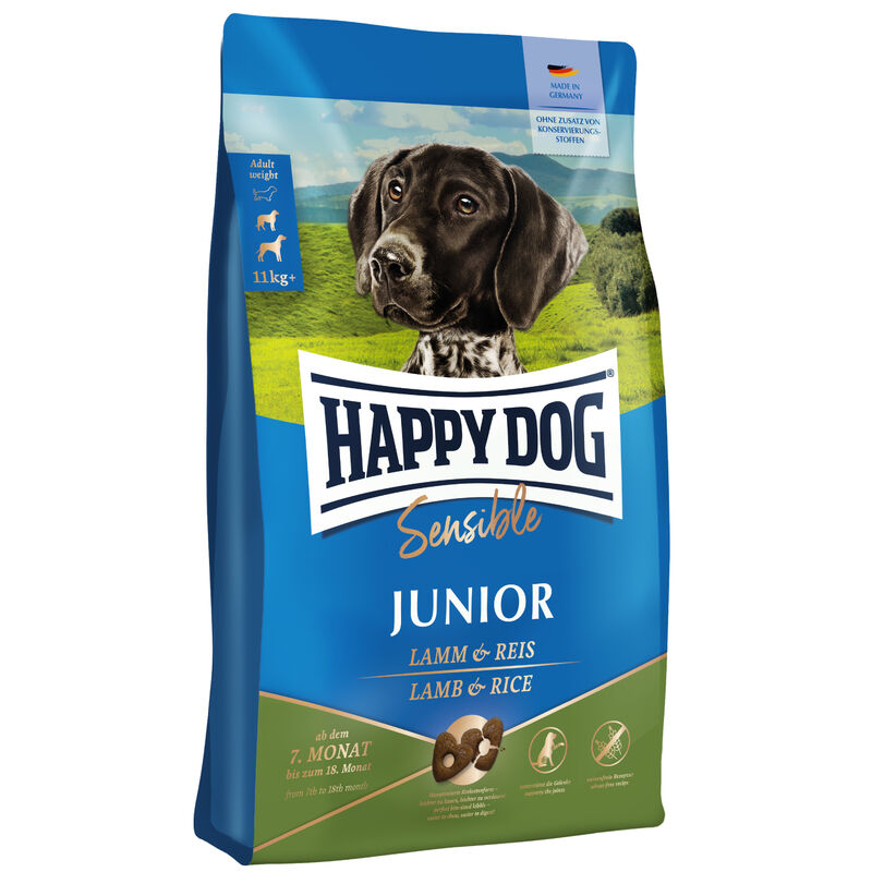 Happy Dog Sensible Young  Junior con Agnello e riso 10 kg