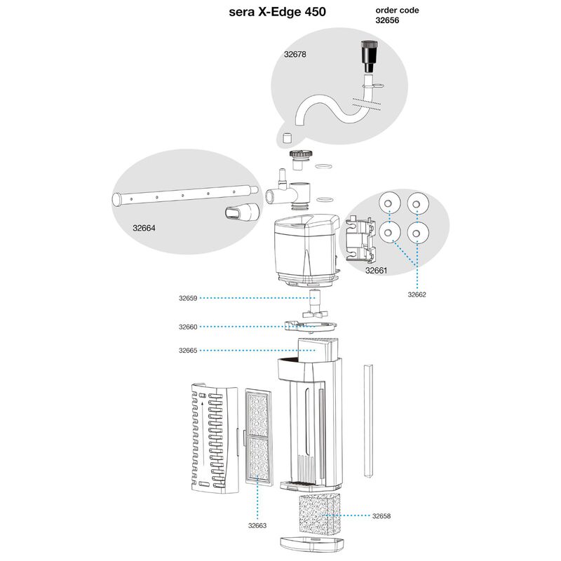 Sera Filtro angolare X-Edge 450