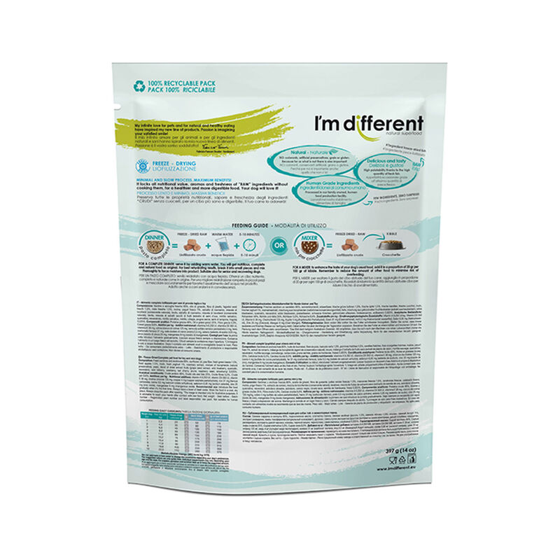 I'm different Dog Mini Freeze Dried Pesce 397 gr