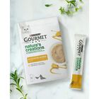 Gourmet Nature's Creations Snack per gatti Exquisite Puree Pollo e Zucca 5 x 10 gr