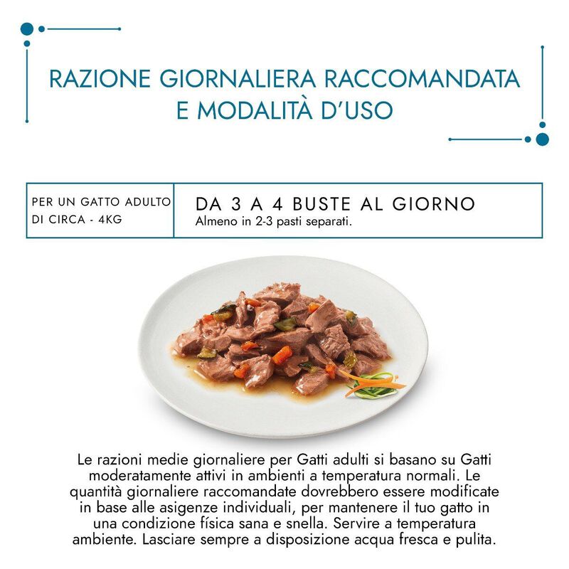 Gourmet Perle Cat Adult Filettini in Salsa con Vitello e Verdure 85 gr