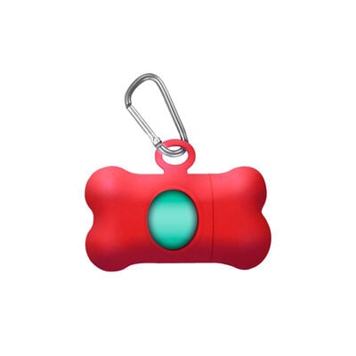 Petup Dispenser Bosso porta sacchetti igienici Blu o Rosso