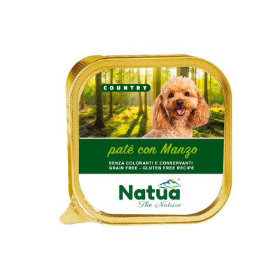 Natua Country Dog Adult Paté con Manzo 100 gr