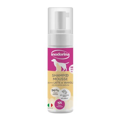 Inodorina Shampoo Mousse per cani Latte 250 ml