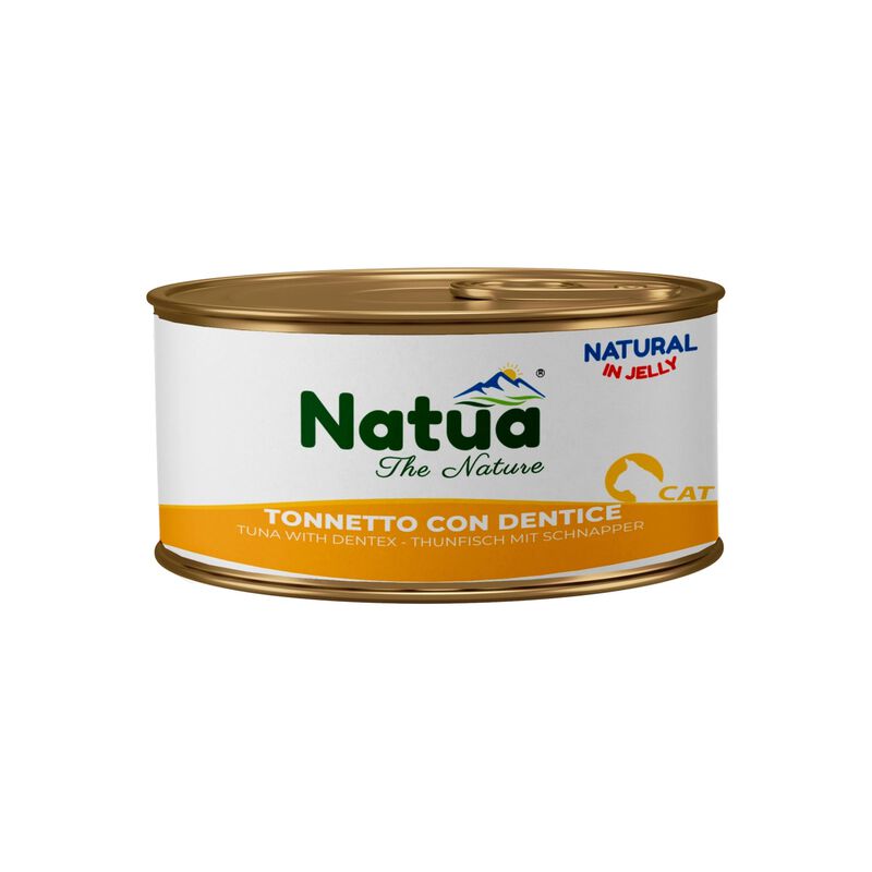 Natua Natural Classic Umido in Gelatina per gatti adulti Tonnetto e Dentice 150 gr