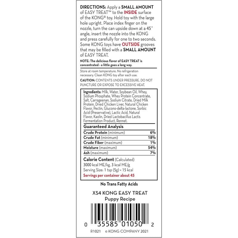 Kong Puppy Treat Snack cremoso per cuccioli 226 gr