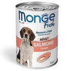 Monge Fresh Bocconi in Pat&eacute; per cani adulti con Salmone 400 gr