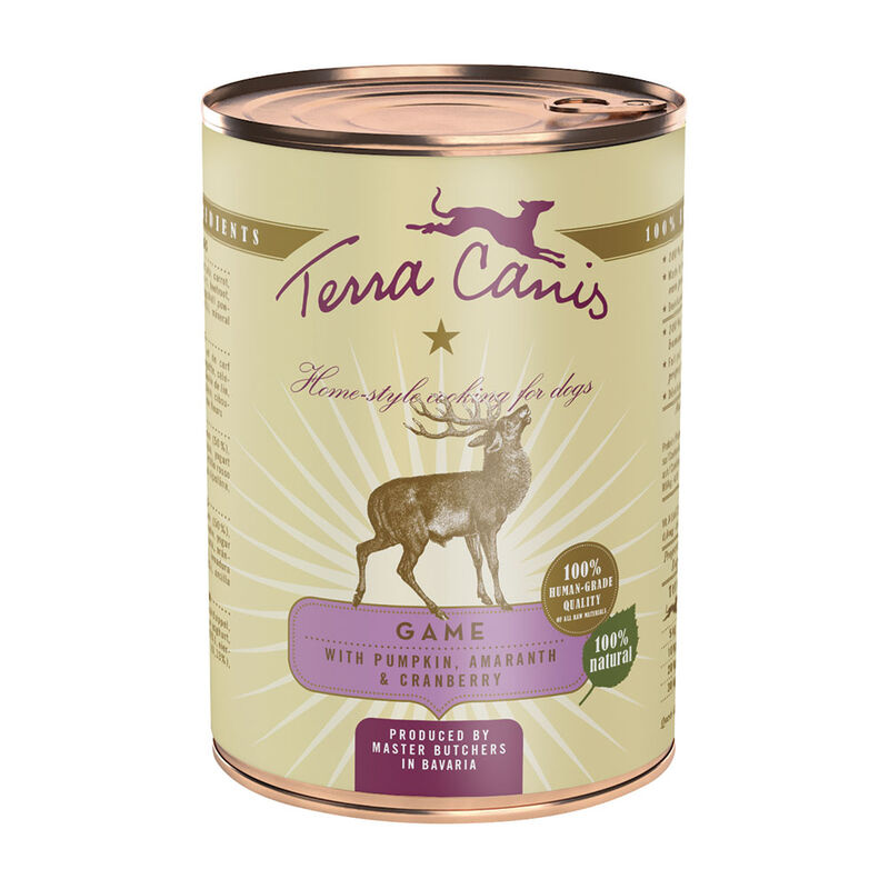 Terra Canis Dog Classic Selvaggina con Zucca, Amaranto e Mirtillo rosso 400 gr
